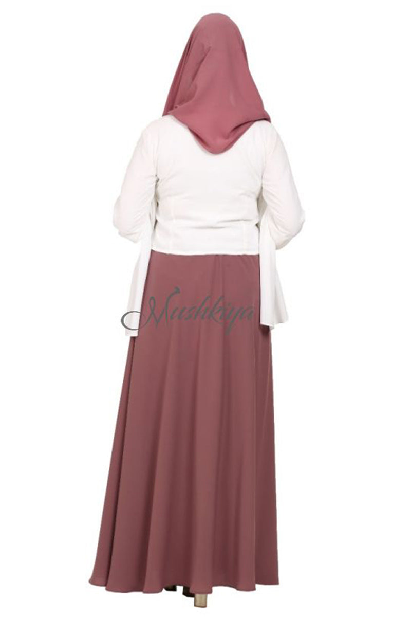 Stylish Top With Flared Skirt