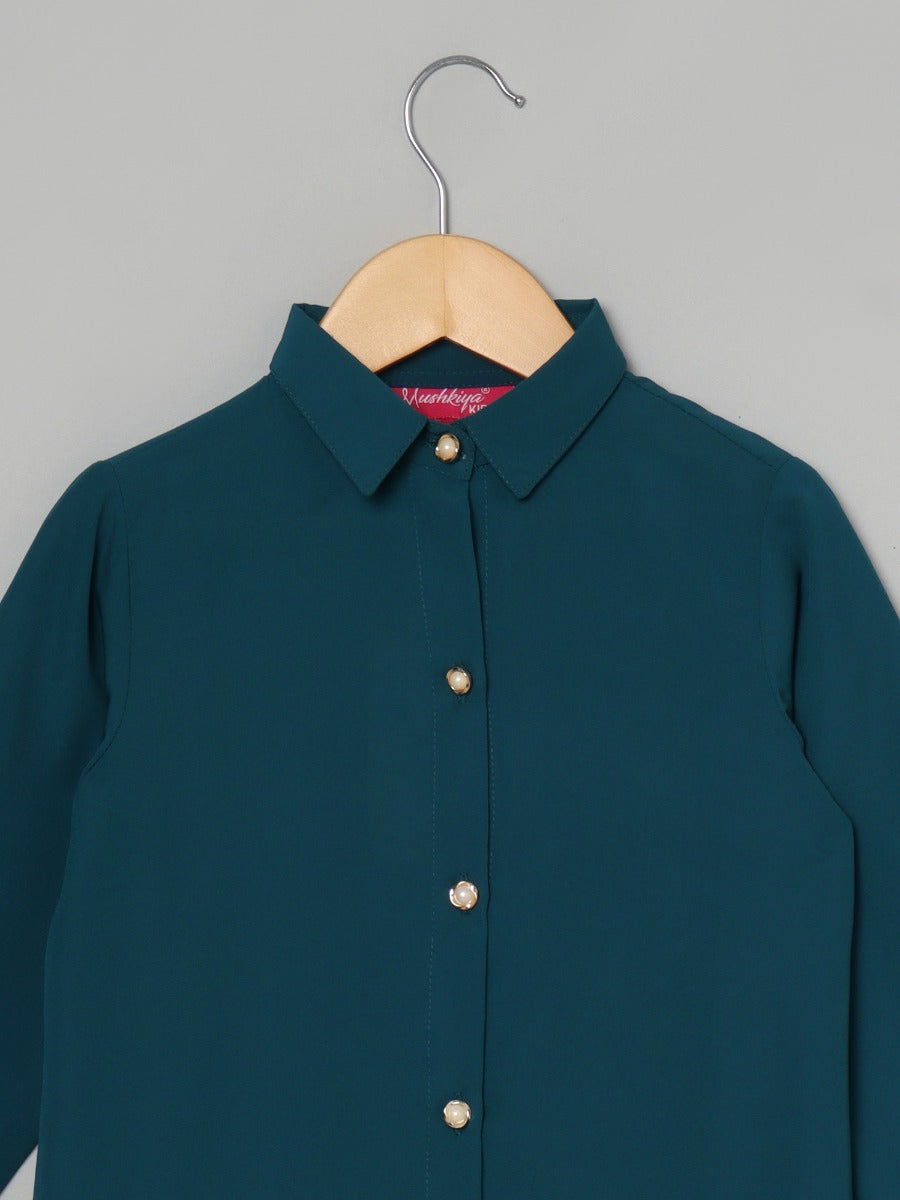 Long Tunic For Girl's In Kashibo Fabric