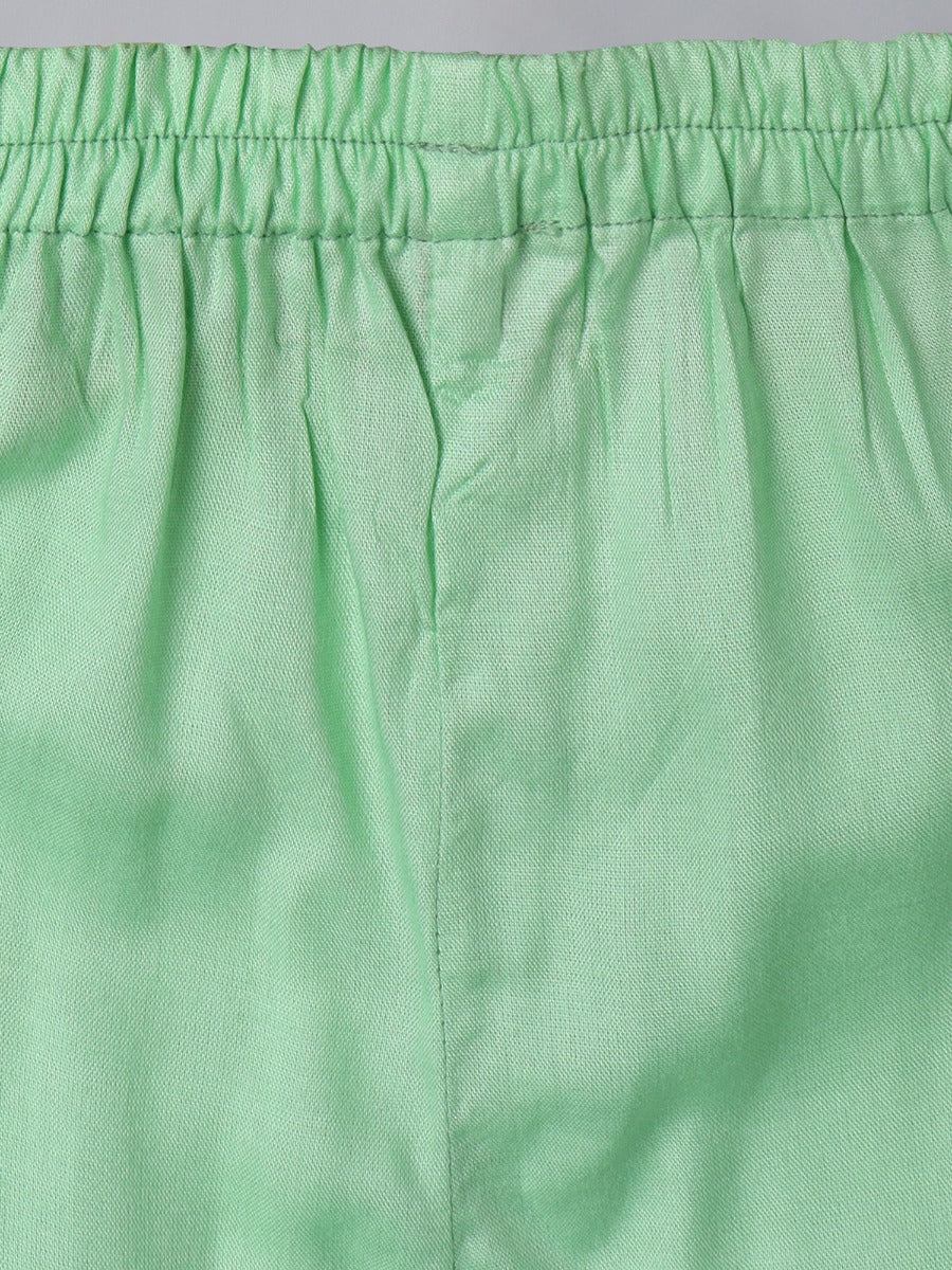 2 Pcs Suit For Girls In Rayon Fabric With Gota Patti Work