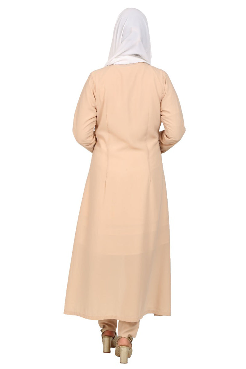 Three Pieces Set- Tunic With Trouser & Shrug