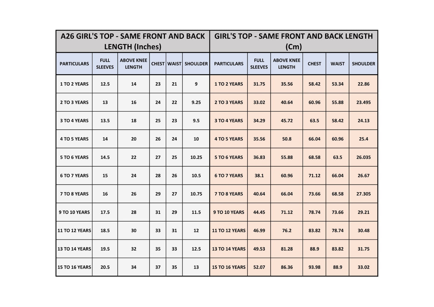 2 Pcs Suit For Girls In Rayon Fabric With Gota Patti Work