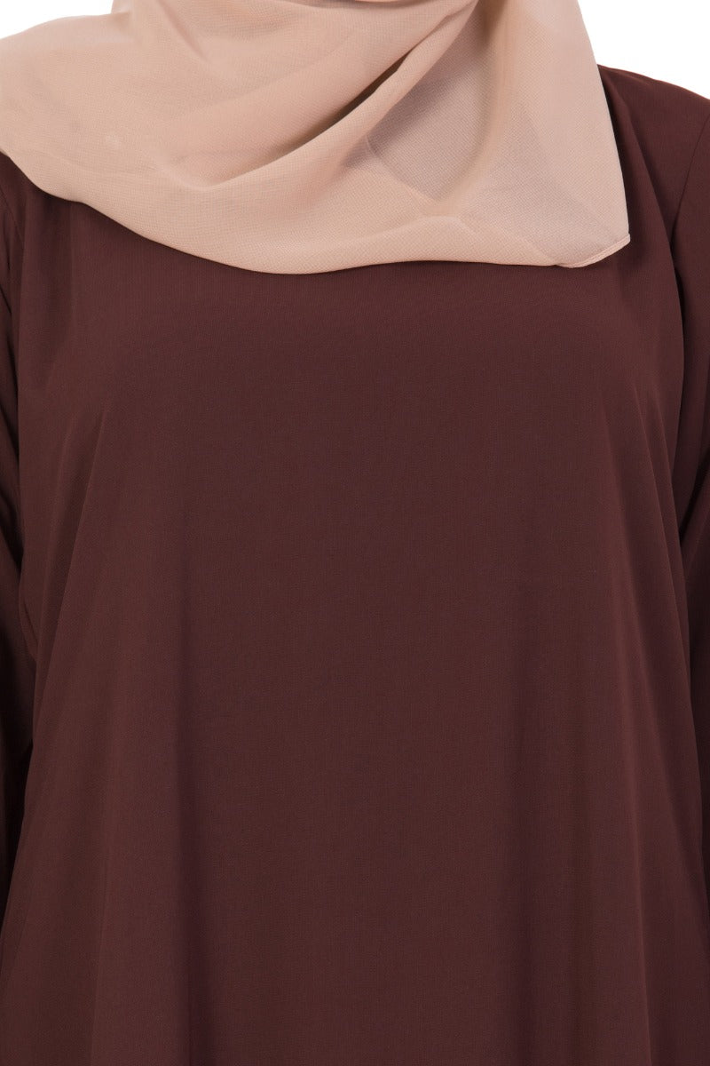 Long Gown With Bell Sleeves- Not An Abaya