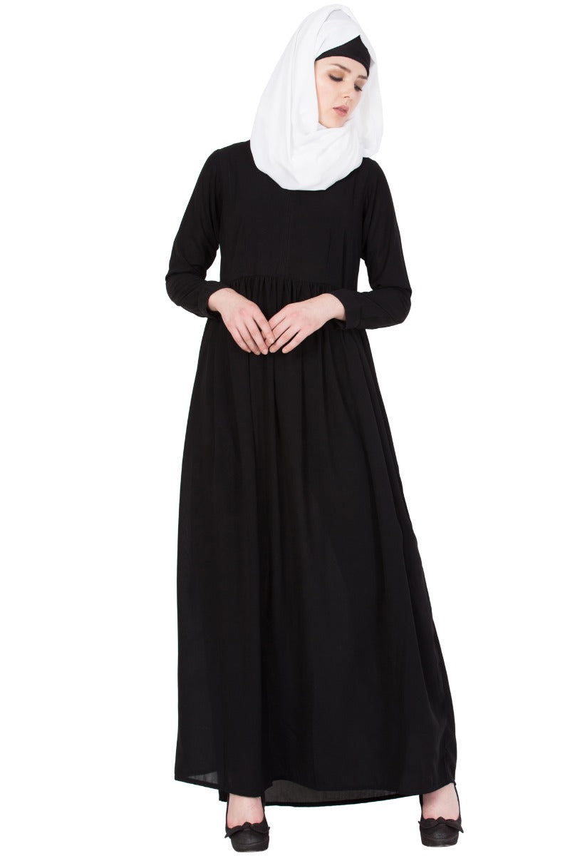Black-Abaya Dress In Kashiboo Fabric