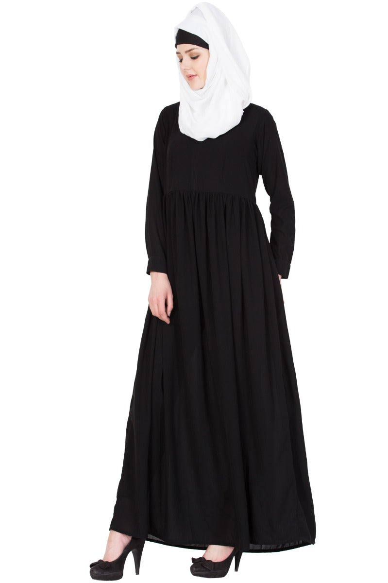Black-Abaya Dress In Kashiboo Fabric