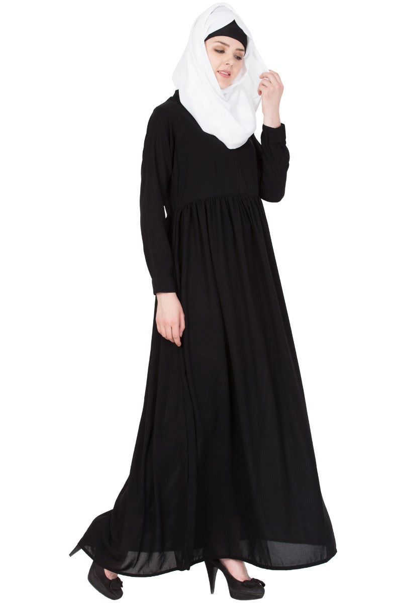 Black-Abaya Dress In Kashiboo Fabric