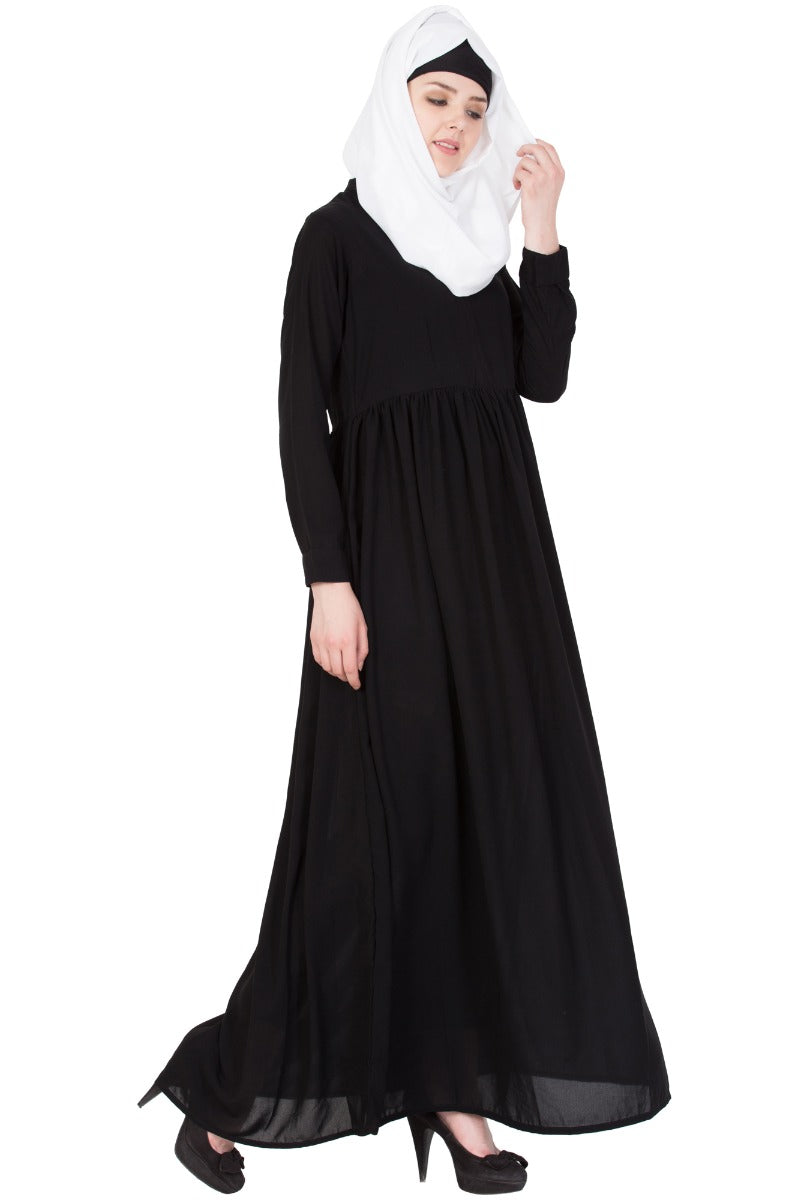 Black-Abaya Dress In Kashiboo Fabric