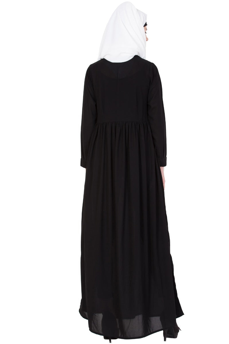 Black-Abaya Dress In Kashiboo Fabric