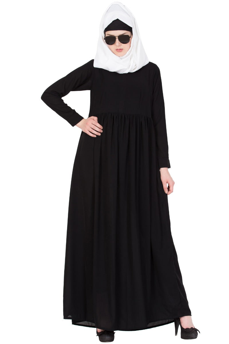 Black-Abaya Dress In Kashiboo Fabric