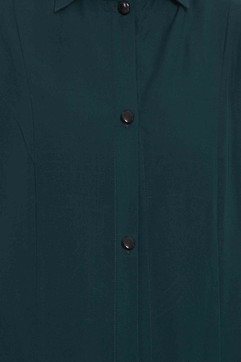 Front Open Basic Abaya With Belt