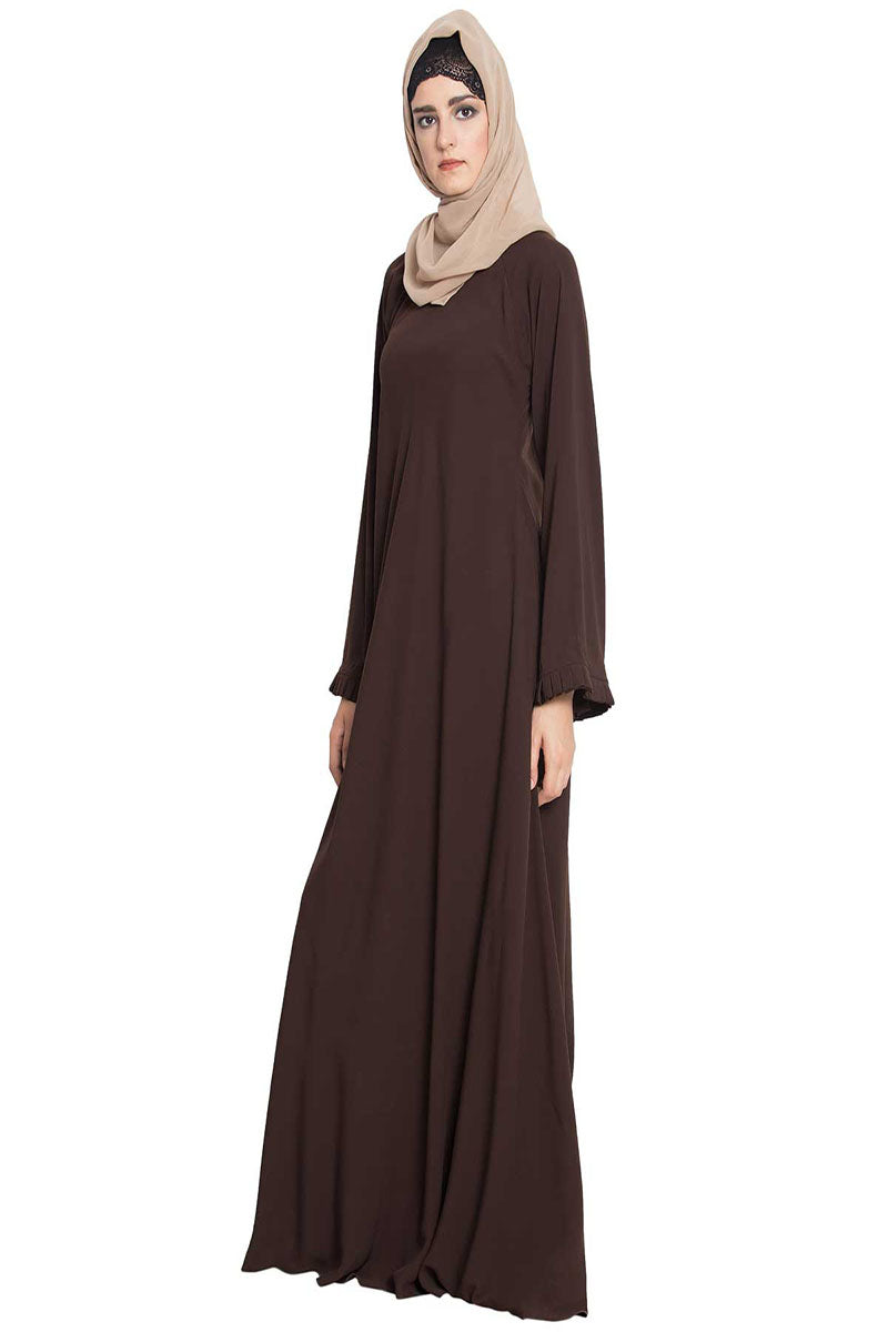Umbrella Flare Abaya In Kashibo Fabric