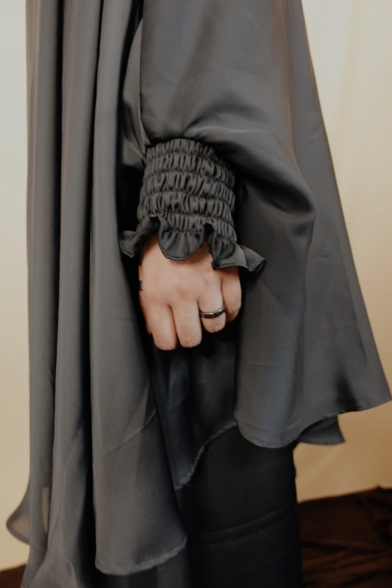 2 Pieces Jilbab Set With Adjustable Mouthpiece