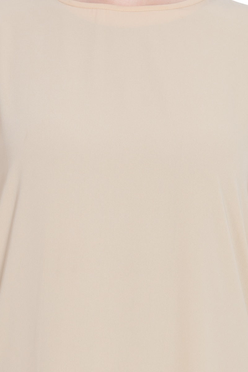 Daily Use Abaya|Inner Abaya with Pockets-Fawn