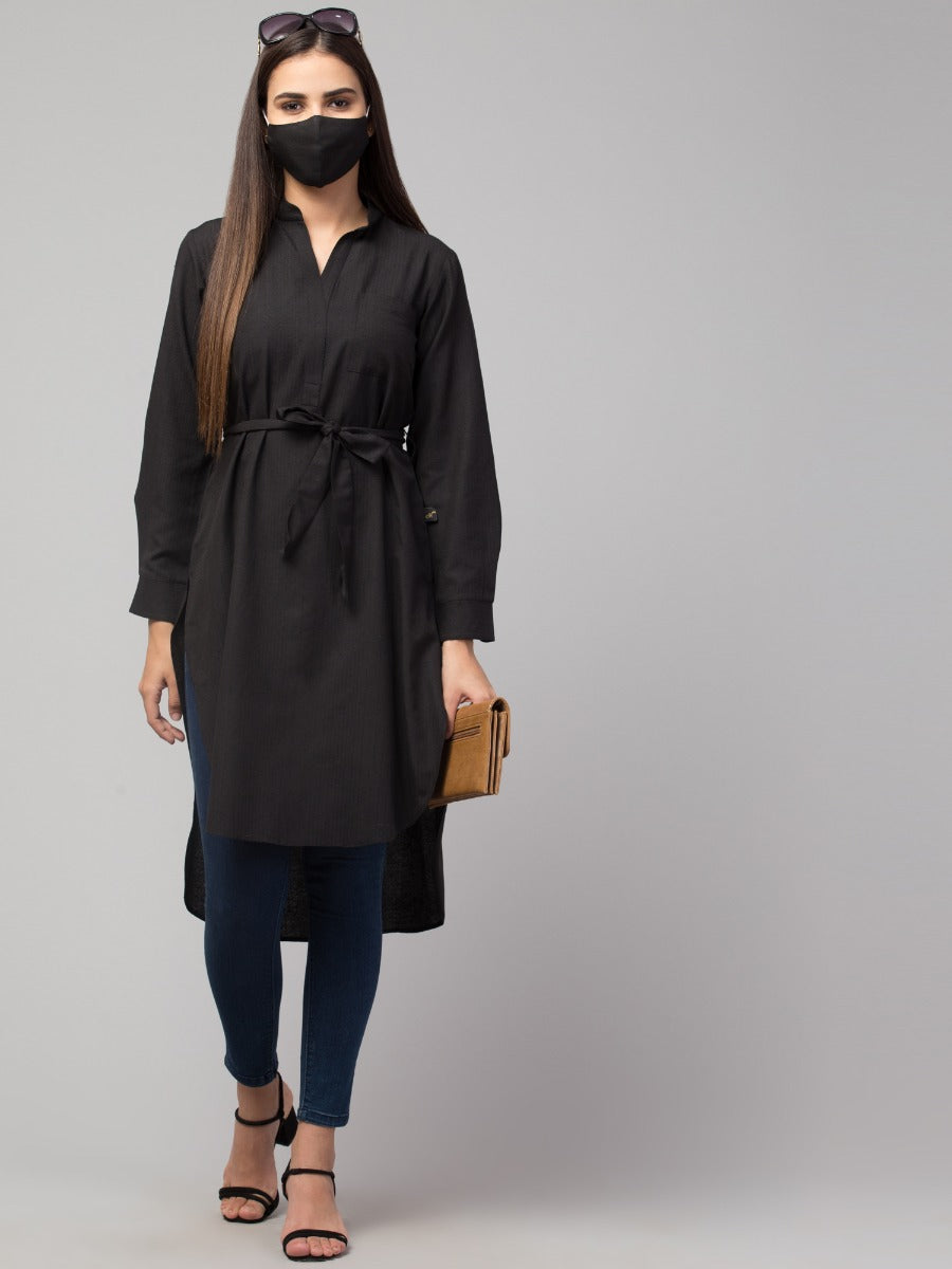 Designer Tunic With Matching Belt.