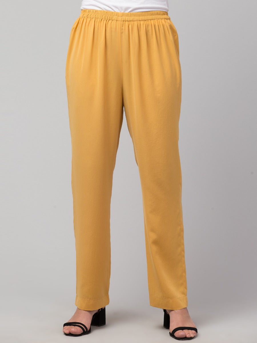 High Rise Trouser In Nida Matte