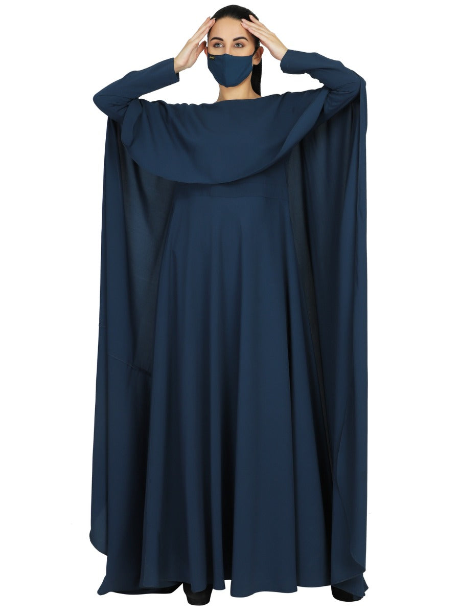 Princes Abaya Dress In Dual Layer.