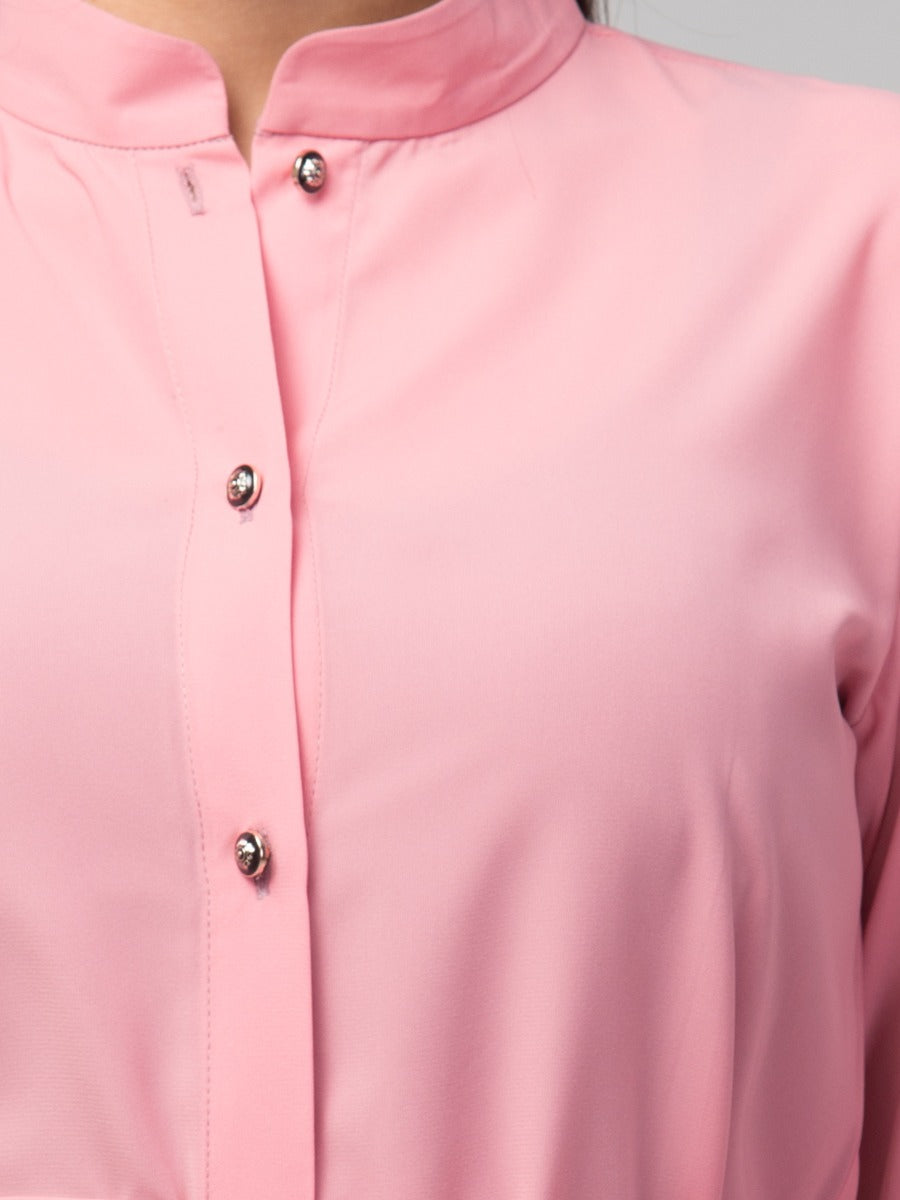 Front Open Tunic With Matching Belt.