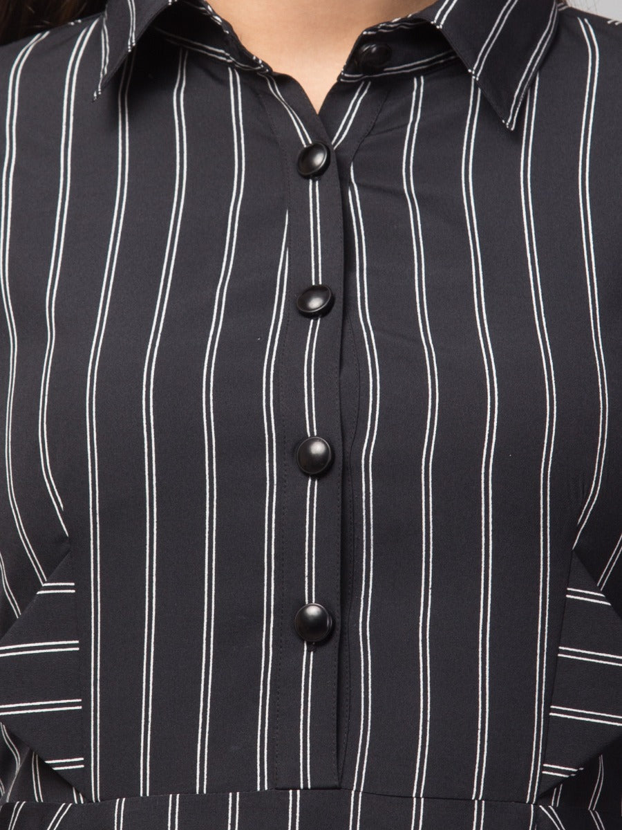 Designer Tunic With Stripes.