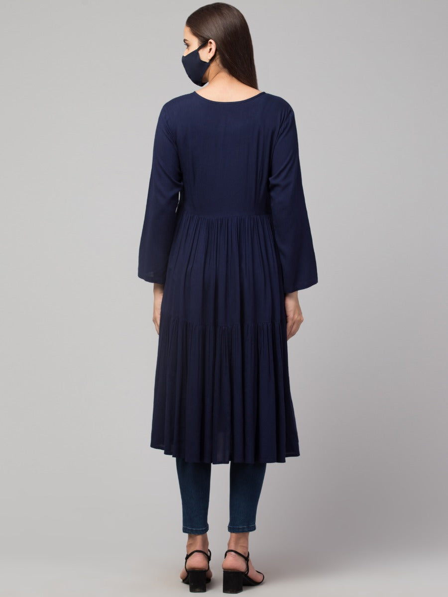 Multi Layered Rayon Kurti
