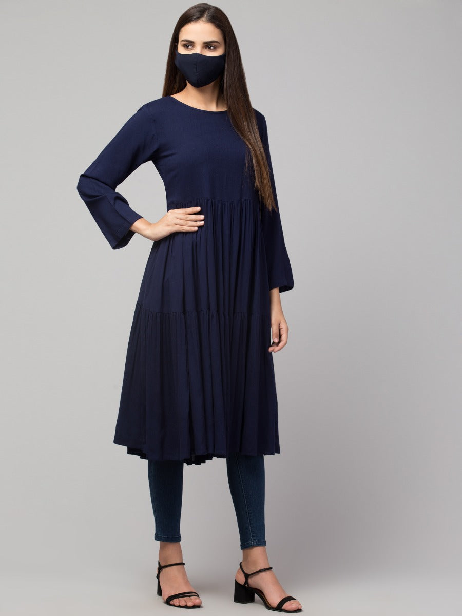 Multi Layered Rayon Kurti