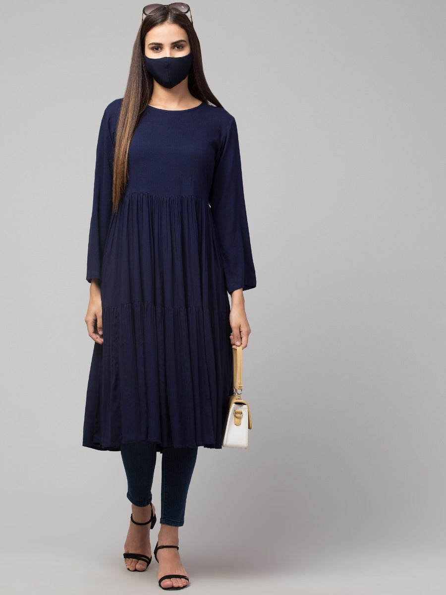 Multi Layered Rayon Kurti