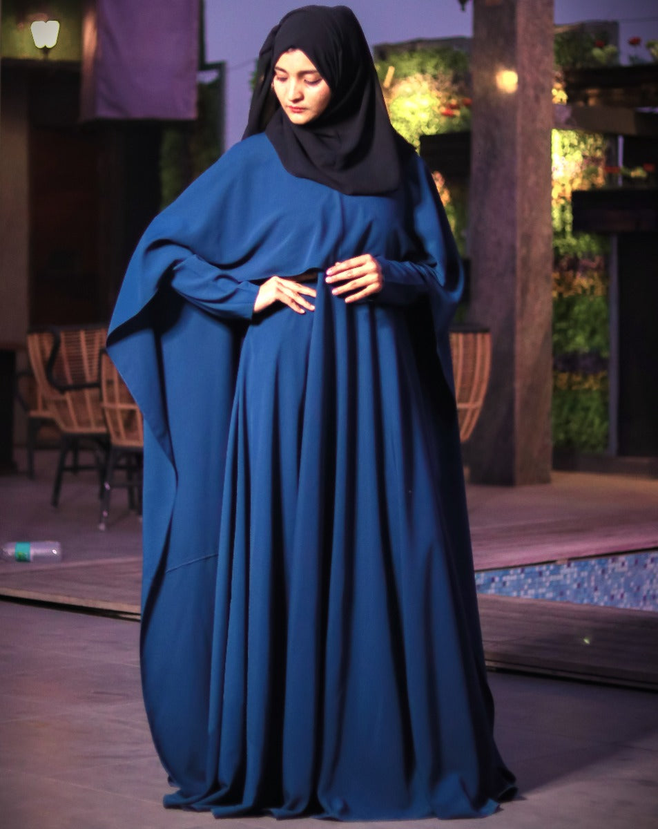 Princes Abaya Dress In Dual Layer.