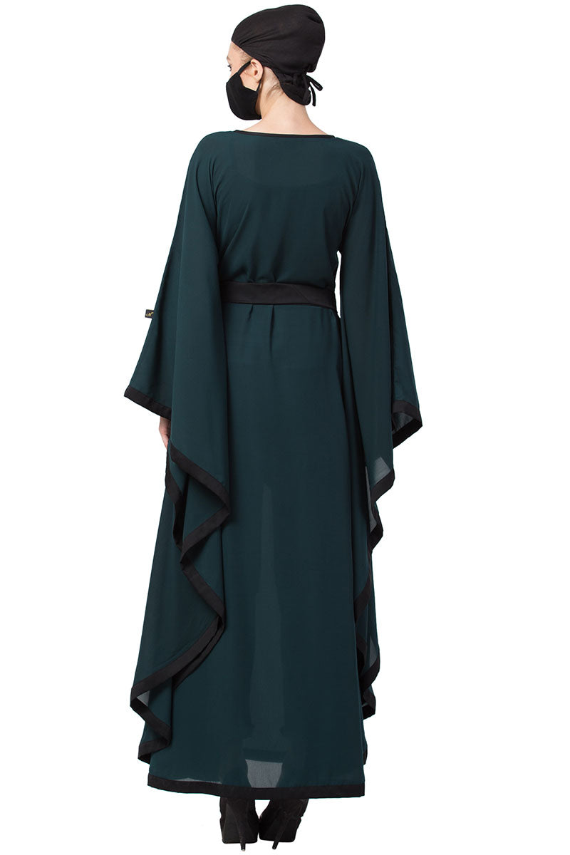 Mushkiya-Modest Dress With Unique Cut & Pattern-Not An Abaya