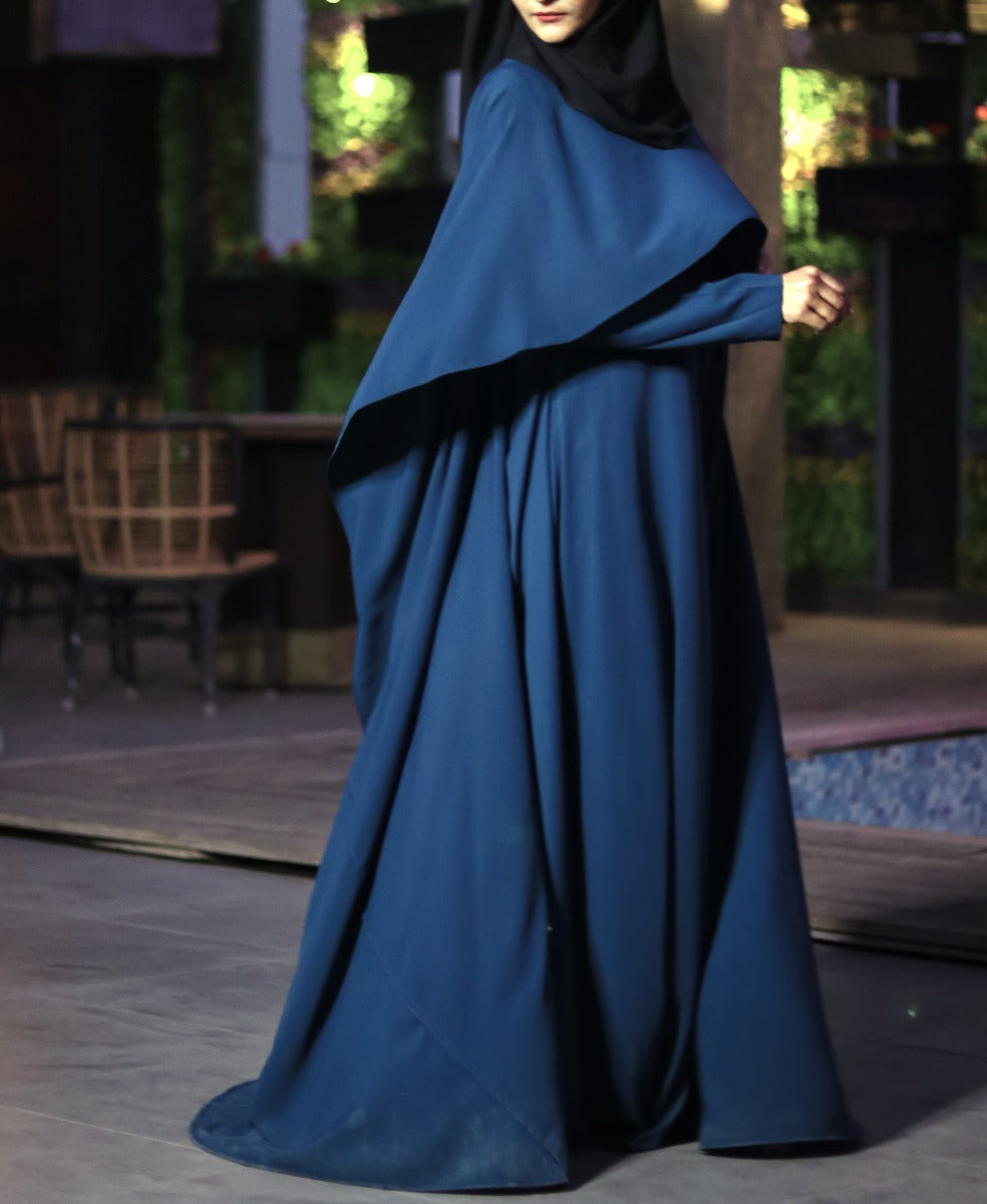 Princes Abaya Dress In Dual Layer.