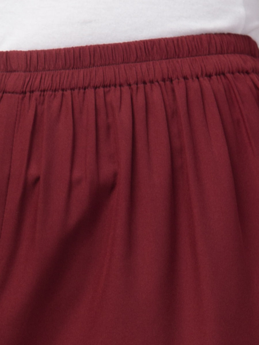 High Rise Trouser In French Crepe.