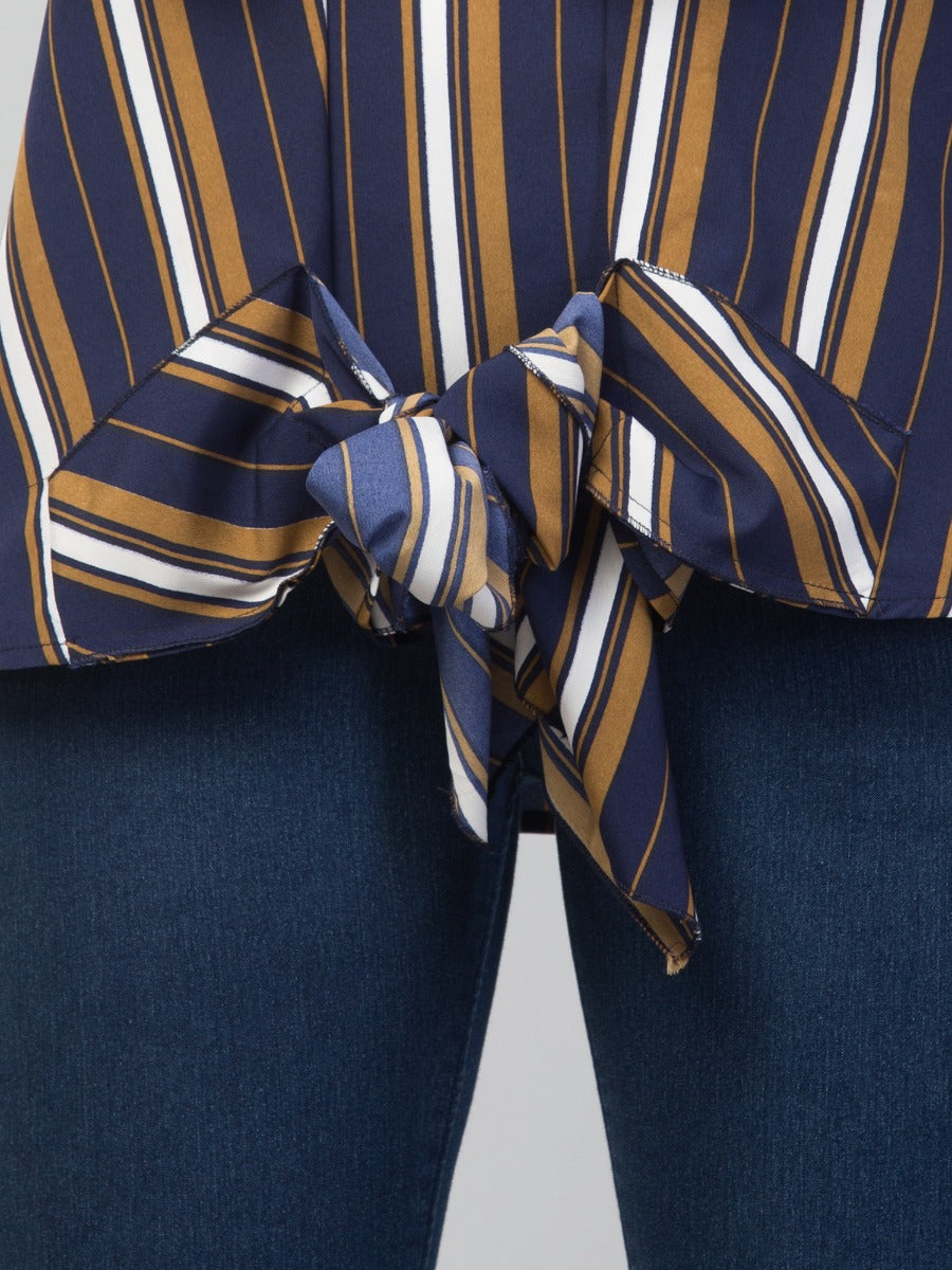 Designer Tunic With Elasticated Long Neck.