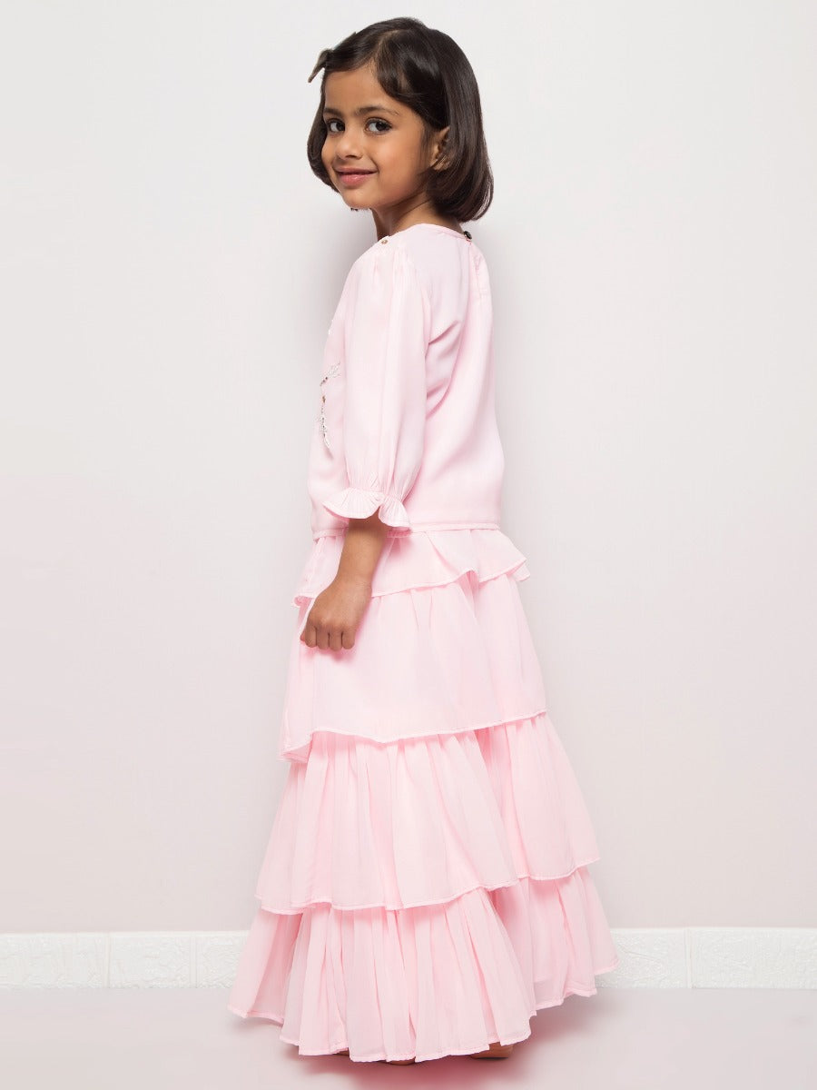 Skirt-Top-Duppata-3 Pcs Set