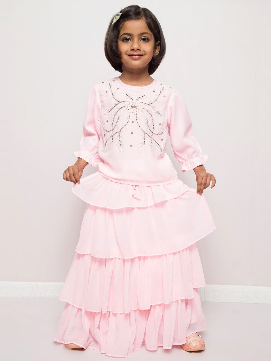 Skirt-Top-Duppata-3 Pcs Set