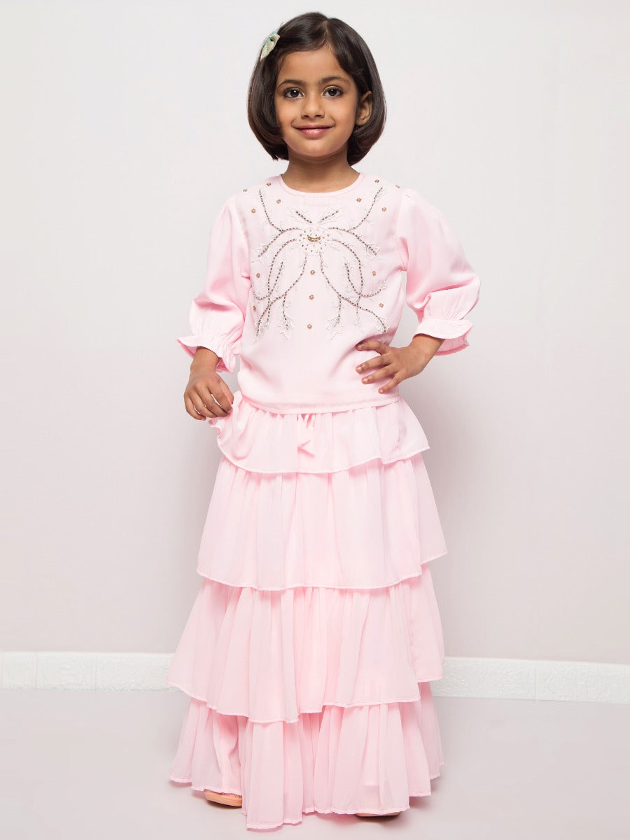 Skirt-Top-Duppata-3 Pcs Set