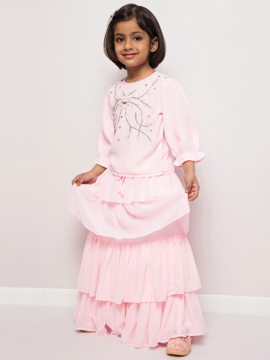 Skirt-Top-Duppata-3 Pcs Set