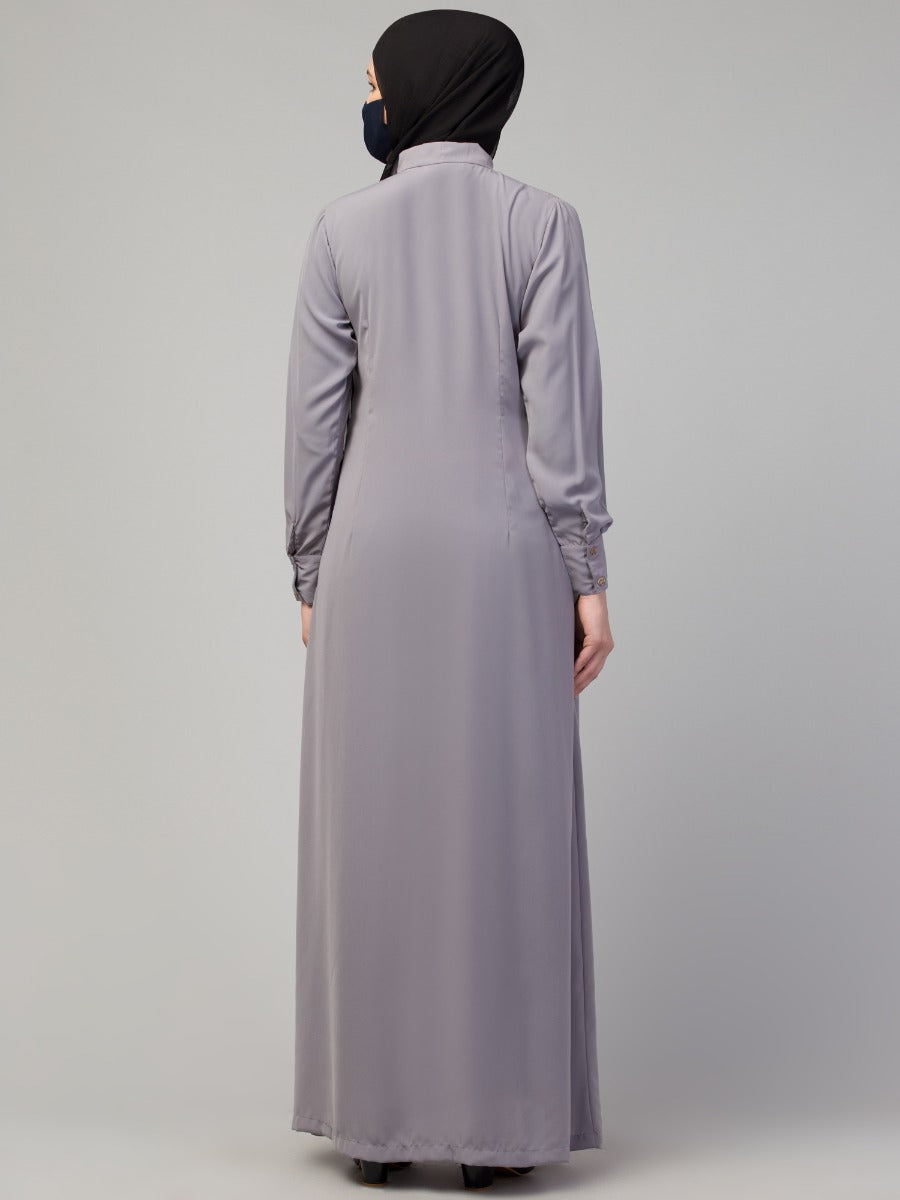 Side Opening Abaya In Premium Kashibo Fabric