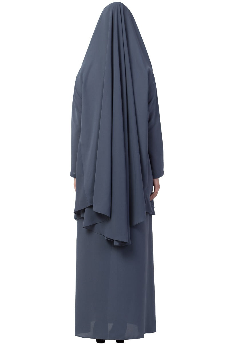 Two Piece - Jilbab Set In Premium Kashibo Fabric
