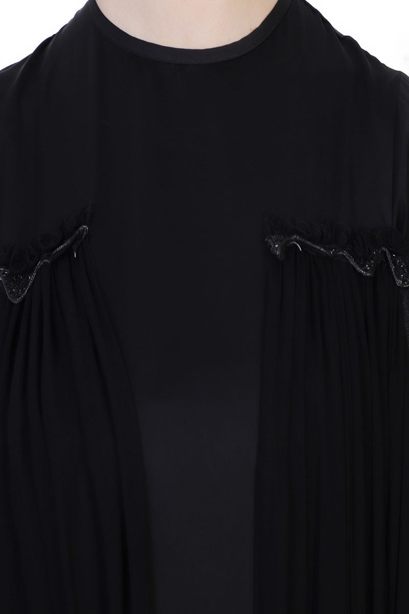 Designer Abaya With Lacework