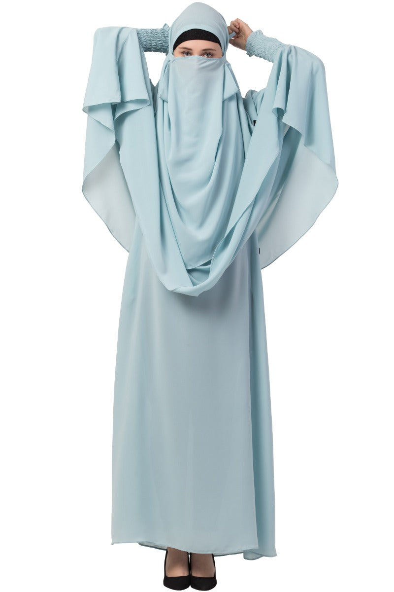 Two Piece - Jilbab Set In Premium Kashibo Fabric
