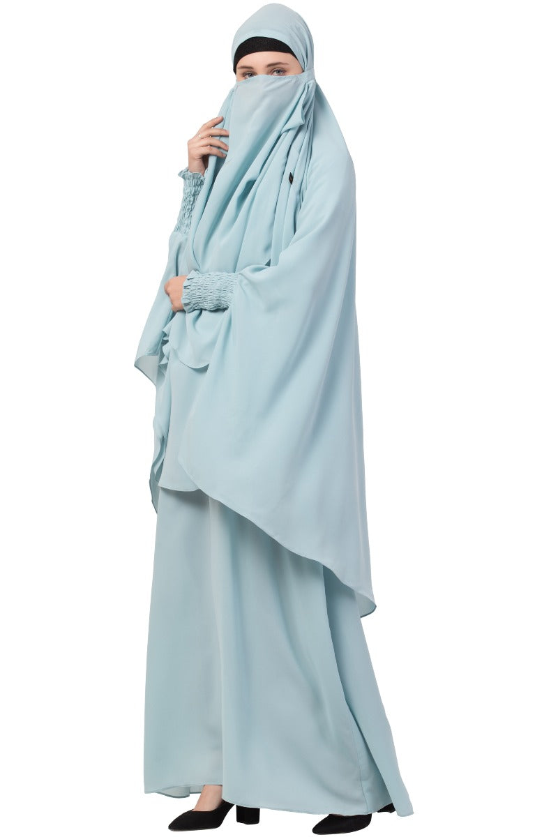 Two Piece - Jilbab Set In Premium Kashibo Fabric