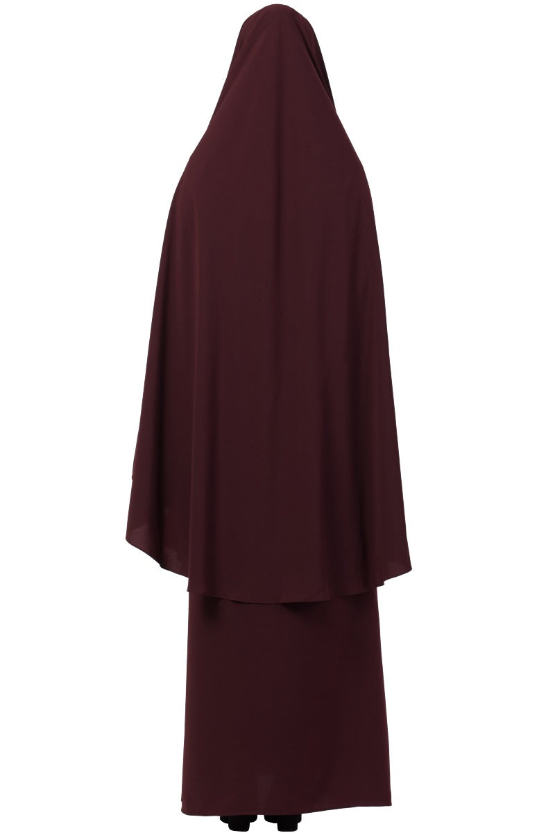 Two Piece - Jilbab Set In Premium Kashibo Fabric