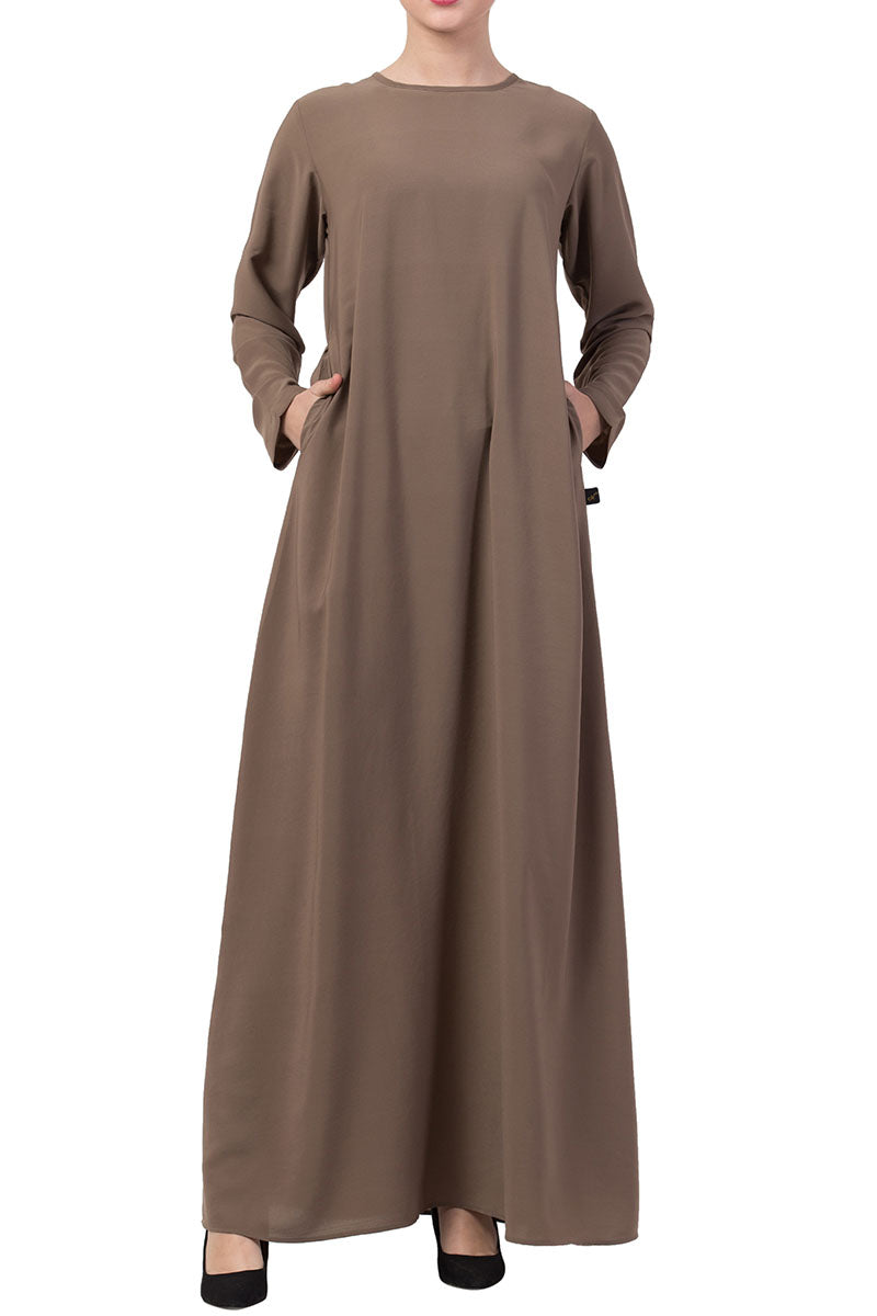 A Line Abaya With Side Pockets