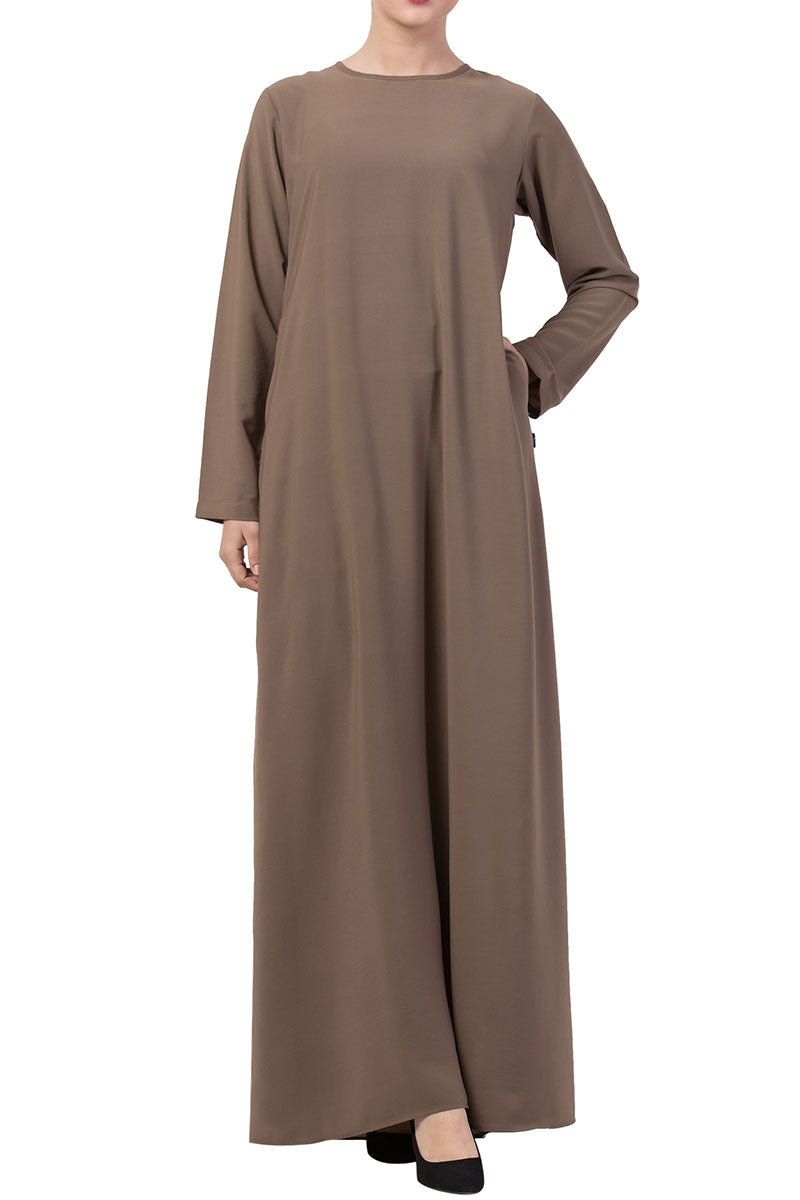 A Line Abaya With Side Pockets