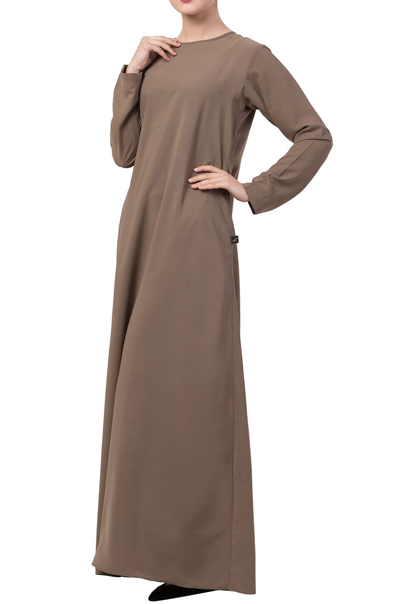 A Line Abaya With Side Pockets
