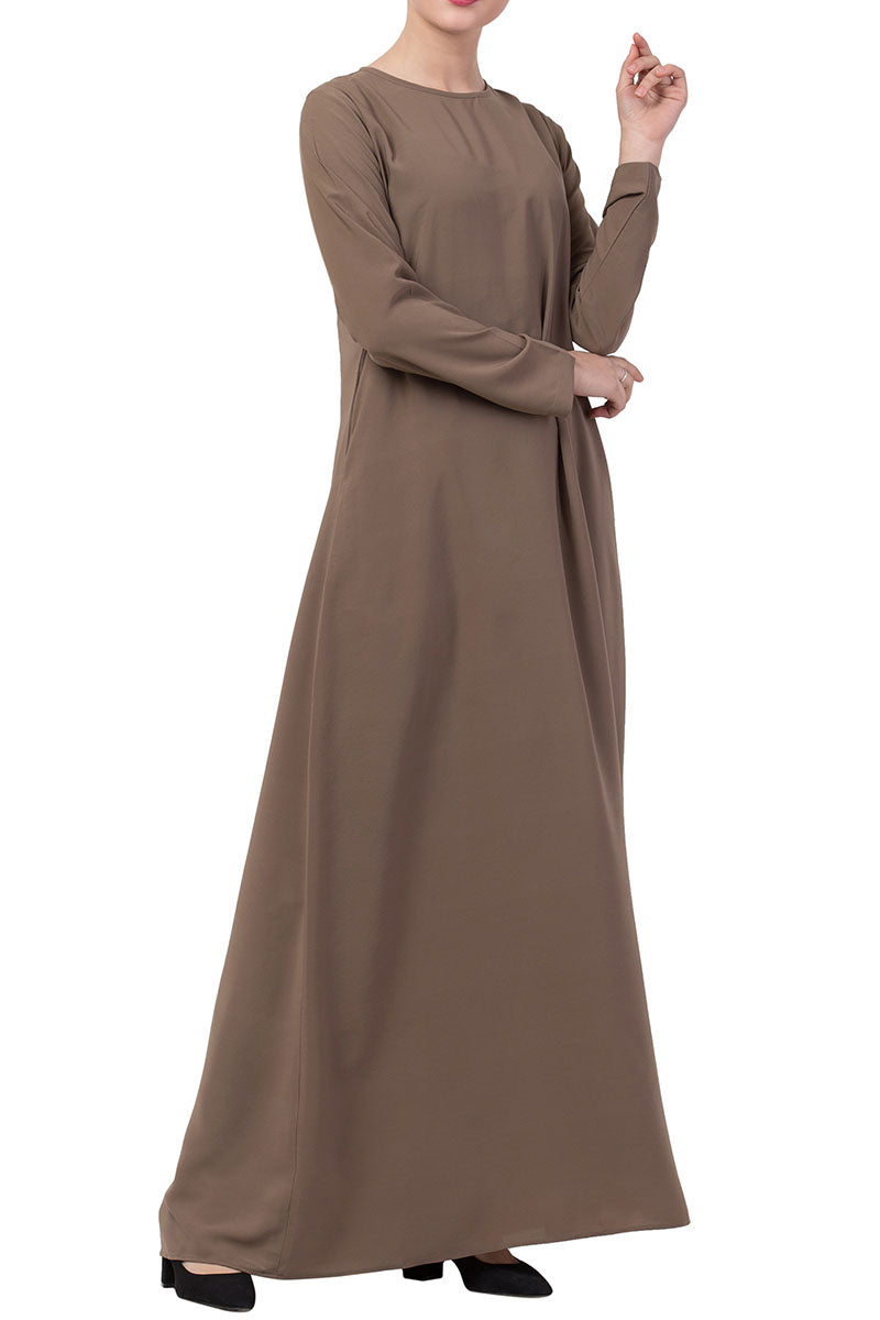 A Line Abaya With Side Pockets