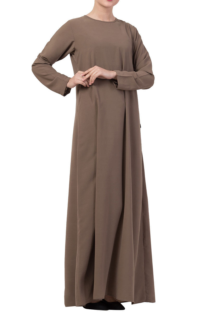 A Line Abaya With Side Pockets