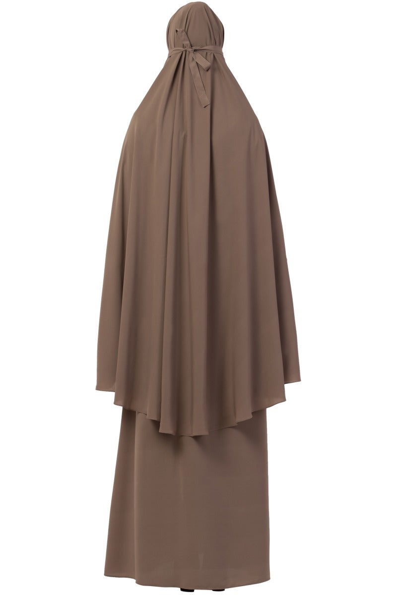Two Piece - Jilbab Set In Premium Kashibo Fabric