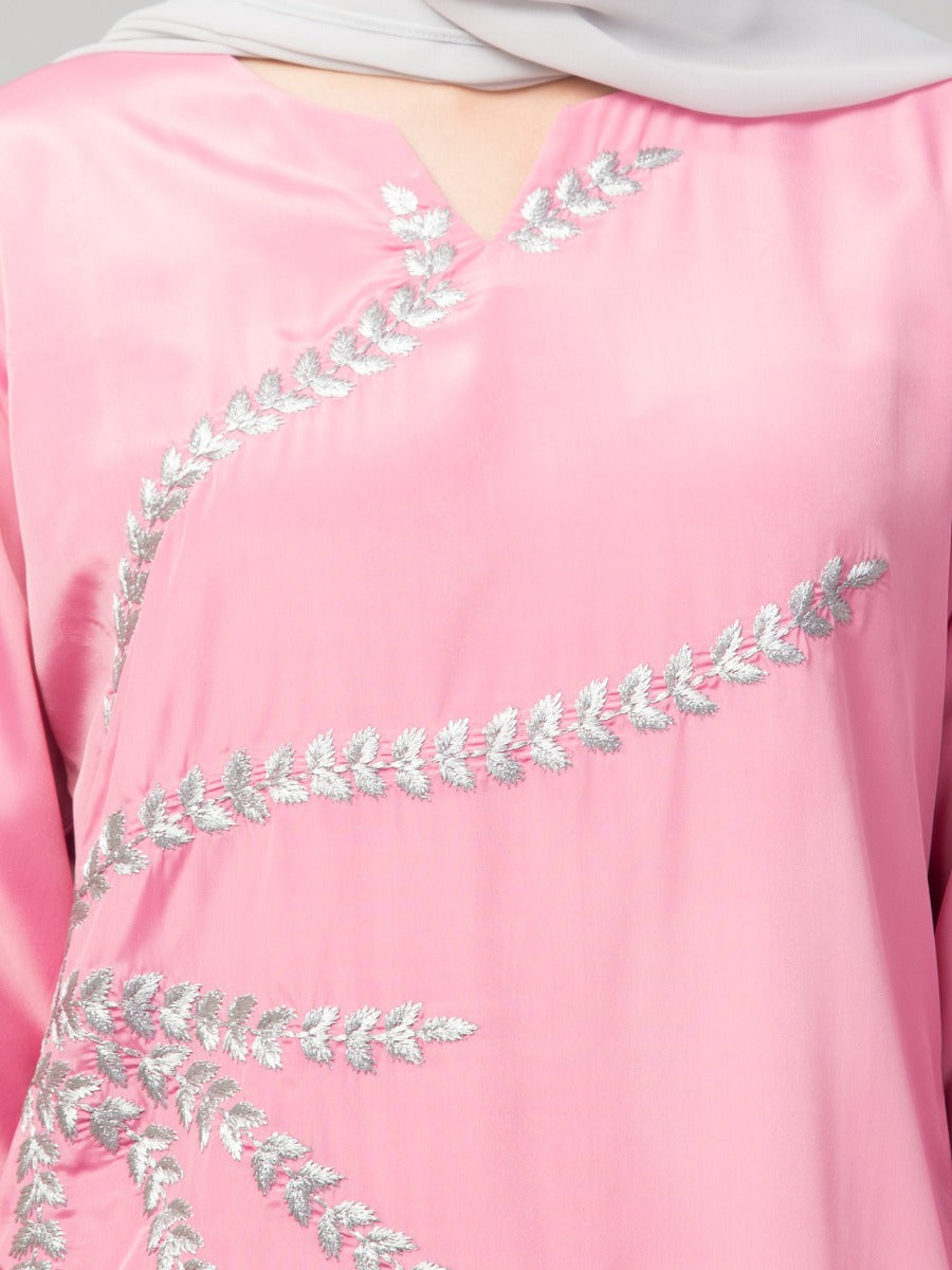 Embroidered Kurti With Matching Trouser.