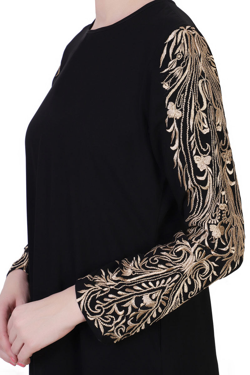 Mushkiya-Designer Dress With Zari Work-Not An Abaya.