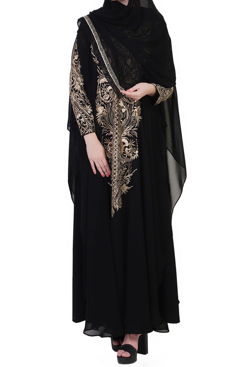 Mushkiya-Occasion Wear Dress In Abaya Fit-Not An Abaya.