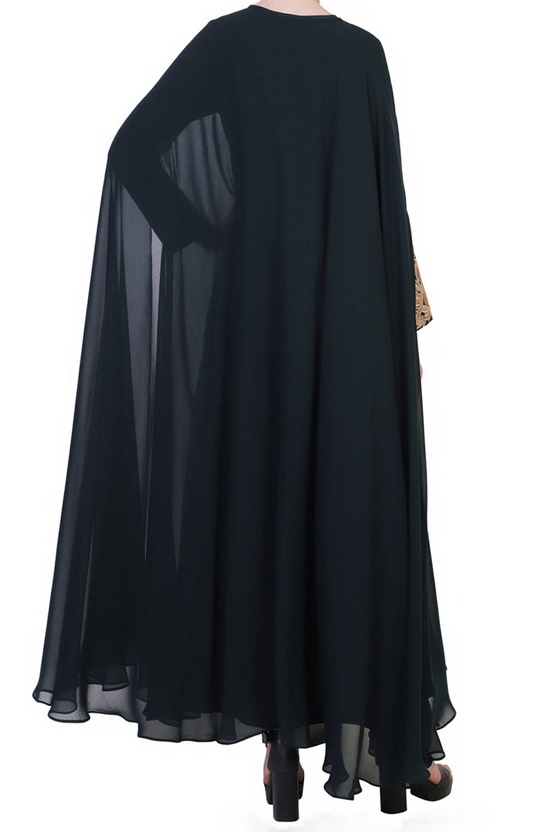 Mushkiya-Designer Dress In Abaya Fit-Not An Abaya.