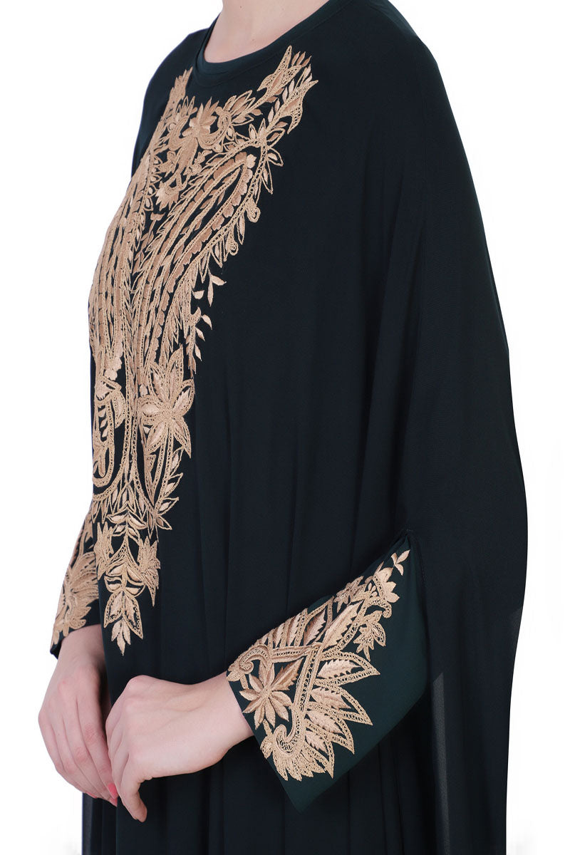 Mushkiya-Designer Dress In Abaya Fit-Not An Abaya.